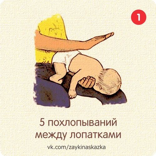 Что делать, если ребёнок подавился???