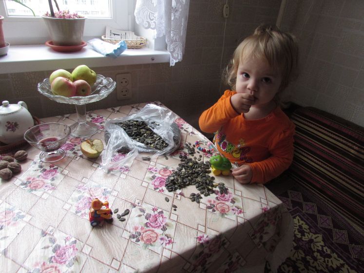 Наши занимашечки. Раз, два, три.