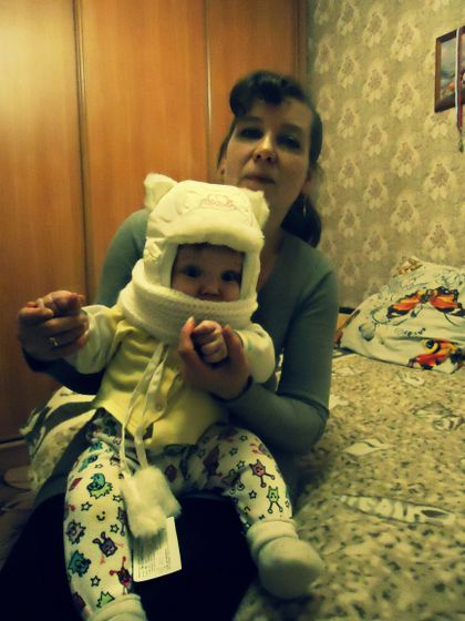 "Анечке 8 месяцев "