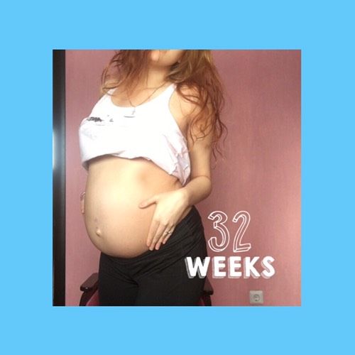 32 недельки моему шедеврику?