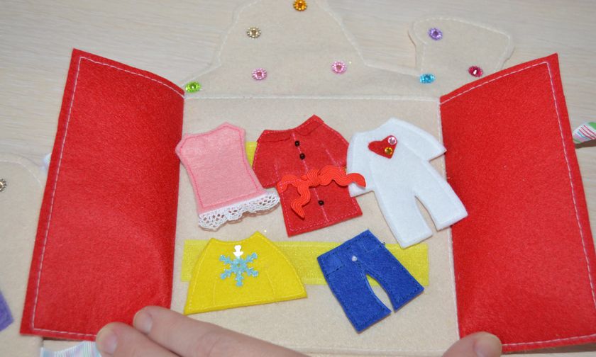 Искорки чудес - развивающие игры из фетра. ВИЗИТКА.