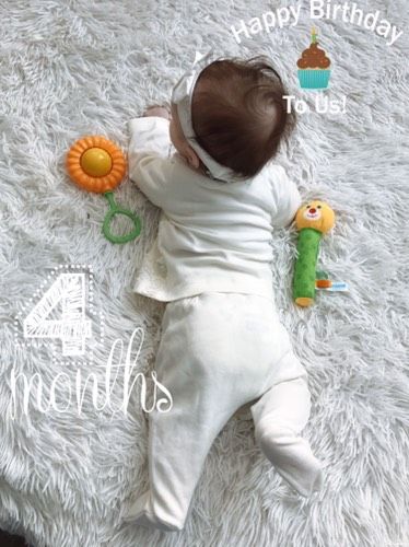 Бусинке моей 4 месяца😃💋😊😍👶люблю