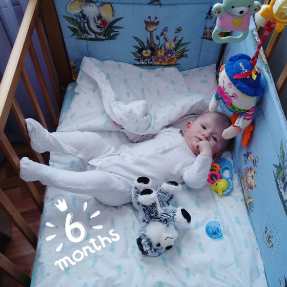 Вот и наши пол года 😍🎉🎈