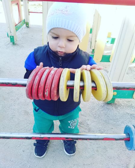 Алиханчику 16 месяцев (1.4года)