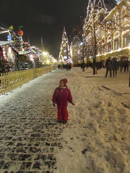 Новогодняя Красная площадь.