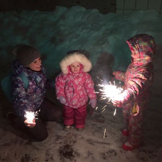Наша зима:) Пока она еще не кончилась:)