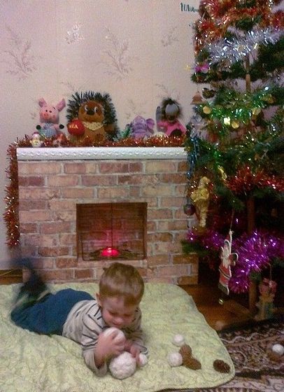 Камин своими руками. На радость детям!)