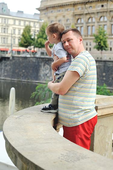 И снова осень. И снова Прага. :) Только уже с двухлеткой.