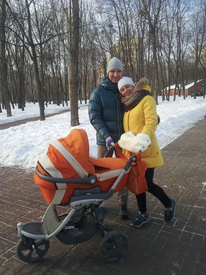 Наша первая прогулка